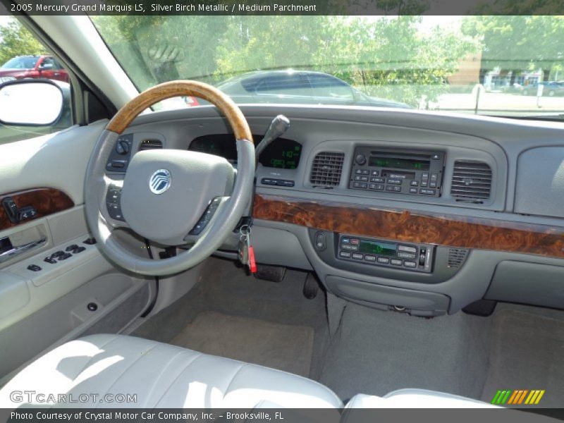 Silver Birch Metallic / Medium Parchment 2005 Mercury Grand Marquis LS