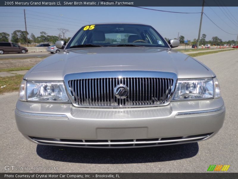 Silver Birch Metallic / Medium Parchment 2005 Mercury Grand Marquis LS