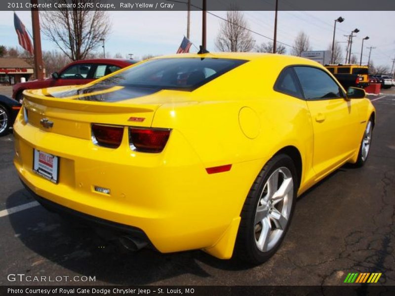 Rally Yellow / Gray 2011 Chevrolet Camaro SS/RS Coupe