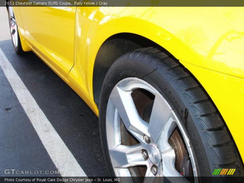 Rally Yellow / Gray 2011 Chevrolet Camaro SS/RS Coupe