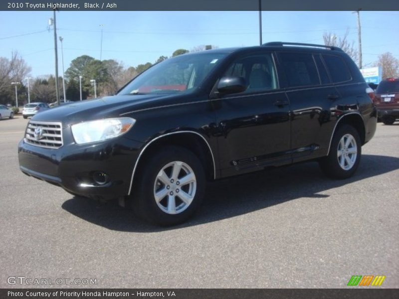 Black / Ash 2010 Toyota Highlander