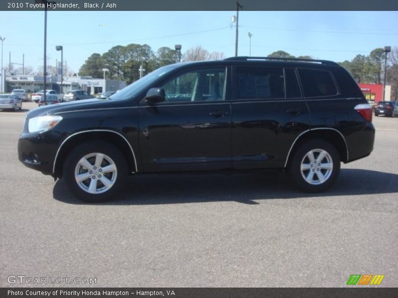 Black / Ash 2010 Toyota Highlander