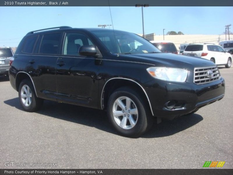Black / Ash 2010 Toyota Highlander