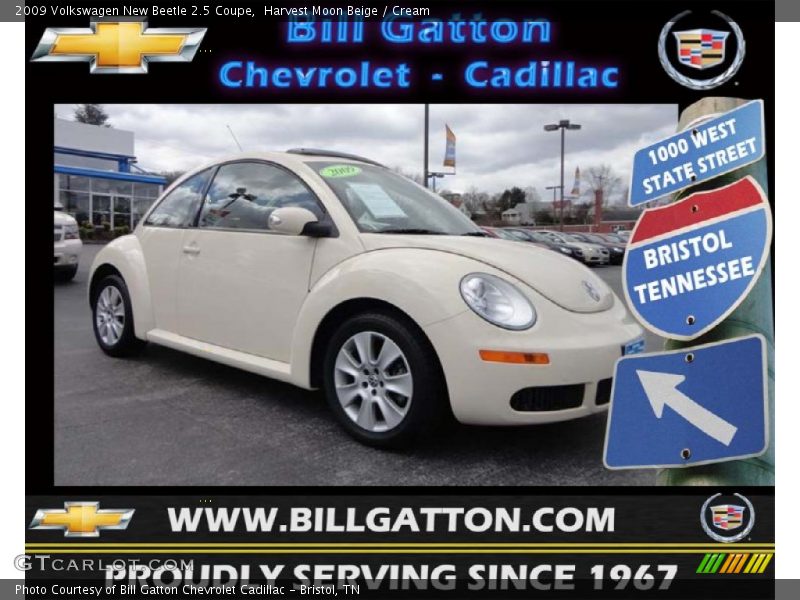 Harvest Moon Beige / Cream 2009 Volkswagen New Beetle 2.5 Coupe