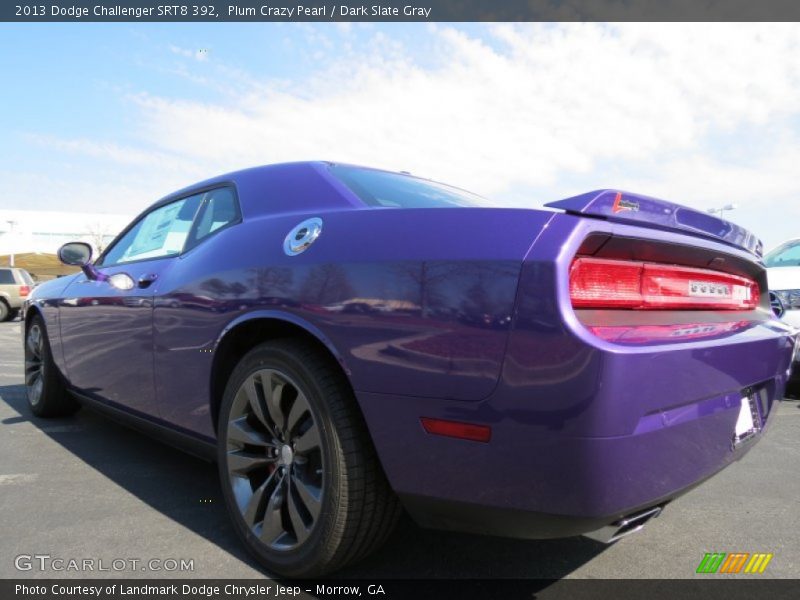 Plum Crazy Pearl / Dark Slate Gray 2013 Dodge Challenger SRT8 392