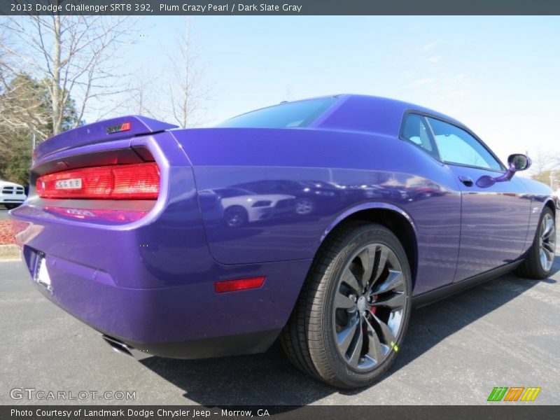 Plum Crazy Pearl / Dark Slate Gray 2013 Dodge Challenger SRT8 392