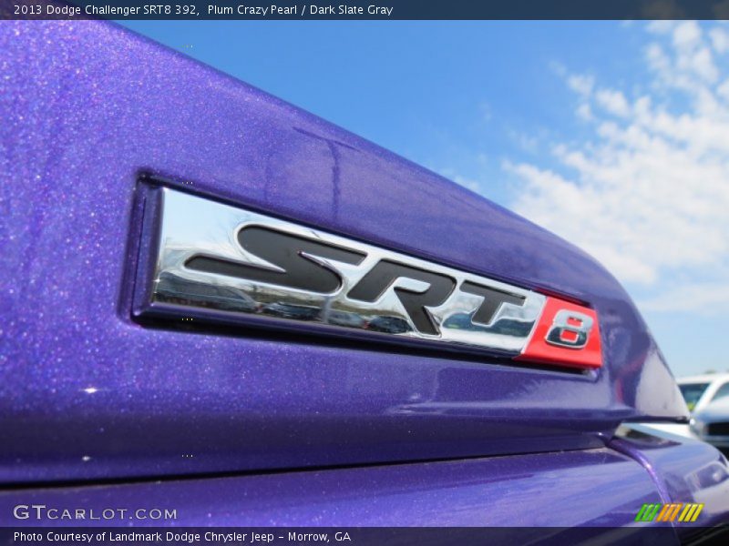 Plum Crazy Pearl / Dark Slate Gray 2013 Dodge Challenger SRT8 392