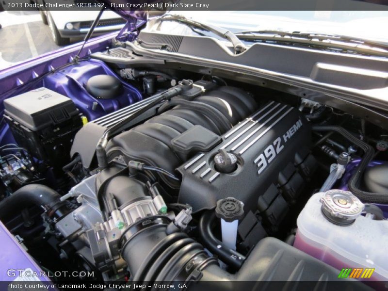 Plum Crazy Pearl / Dark Slate Gray 2013 Dodge Challenger SRT8 392