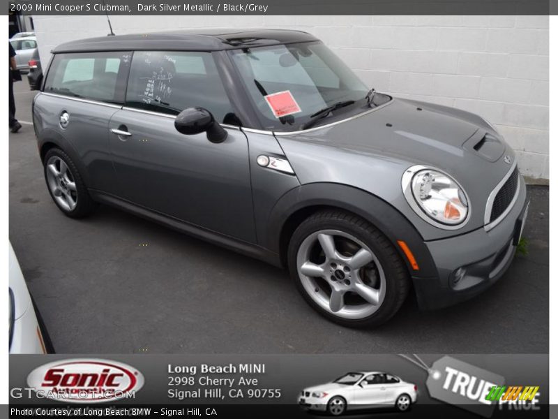 Dark Silver Metallic / Black/Grey 2009 Mini Cooper S Clubman