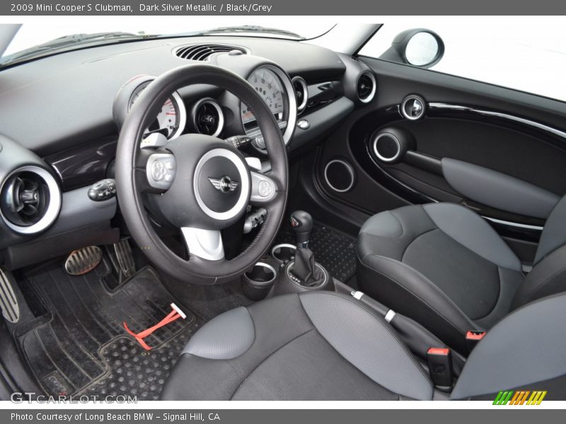 Dark Silver Metallic / Black/Grey 2009 Mini Cooper S Clubman
