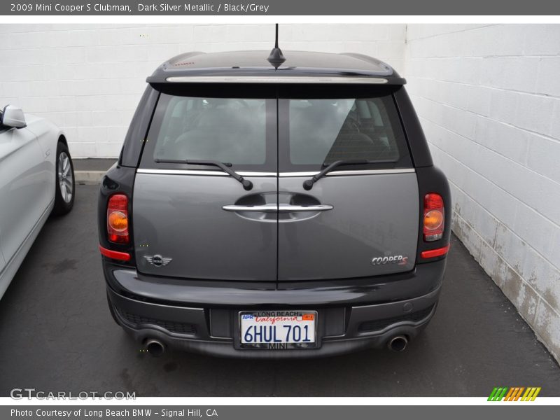Dark Silver Metallic / Black/Grey 2009 Mini Cooper S Clubman