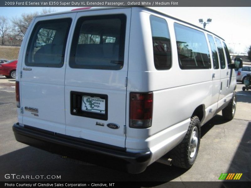 Oxford White / Medium Flint 2009 Ford E Series Van E350 Super Duty XL Extended Passenger