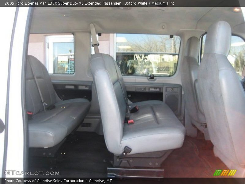 Oxford White / Medium Flint 2009 Ford E Series Van E350 Super Duty XL Extended Passenger