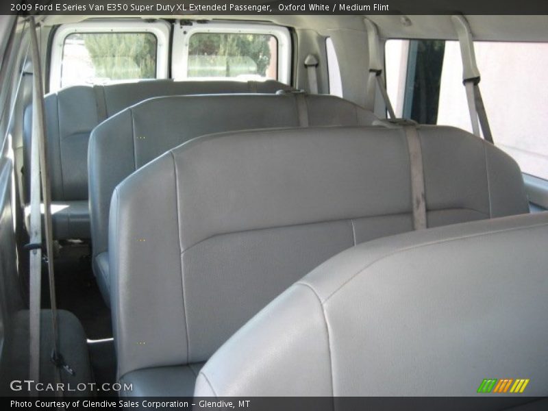 Oxford White / Medium Flint 2009 Ford E Series Van E350 Super Duty XL Extended Passenger