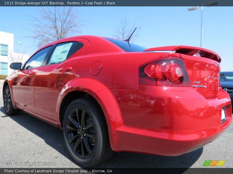 Redline 2-Coat Pearl / Black 2013 Dodge Avenger SXT Blacktop
