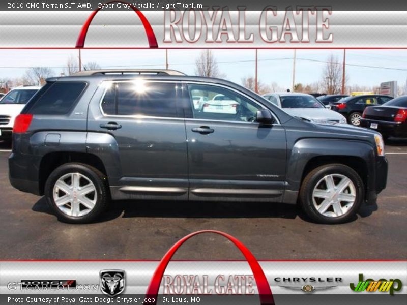 Cyber Gray Metallic / Light Titanium 2010 GMC Terrain SLT AWD