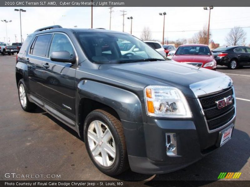 Cyber Gray Metallic / Light Titanium 2010 GMC Terrain SLT AWD