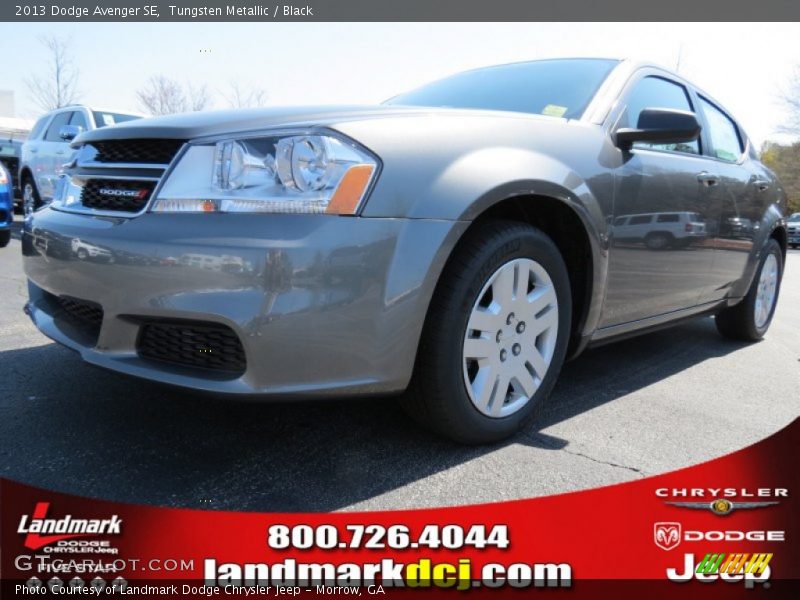 Tungsten Metallic / Black 2013 Dodge Avenger SE