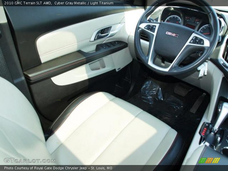 Cyber Gray Metallic / Light Titanium 2010 GMC Terrain SLT AWD