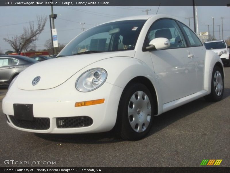Candy White / Black 2010 Volkswagen New Beetle 2.5 Coupe