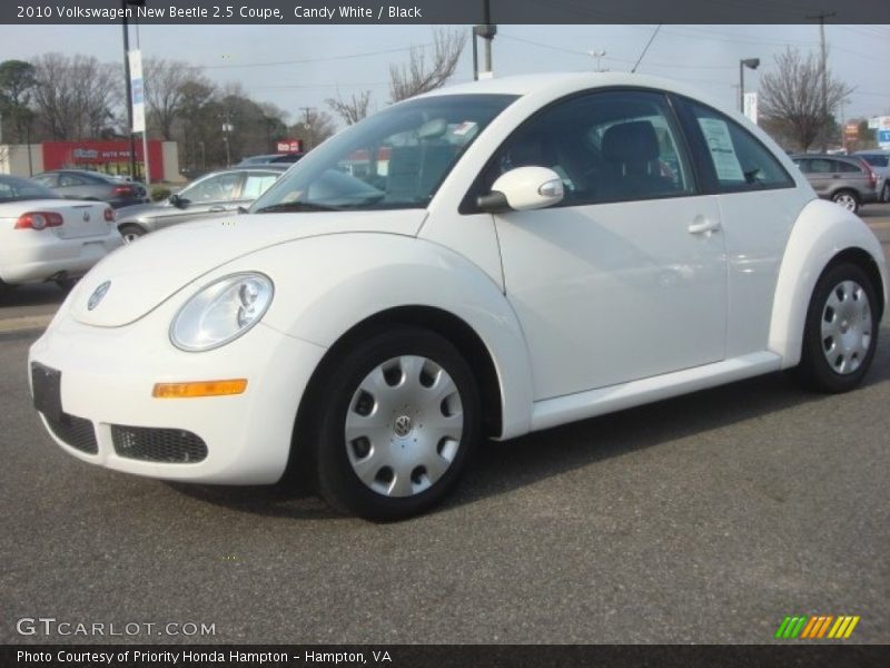 Candy White / Black 2010 Volkswagen New Beetle 2.5 Coupe