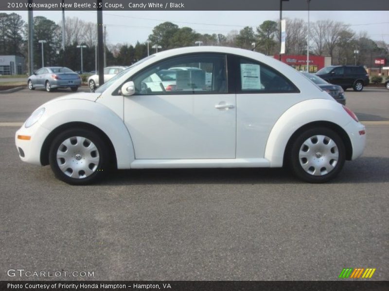Candy White / Black 2010 Volkswagen New Beetle 2.5 Coupe