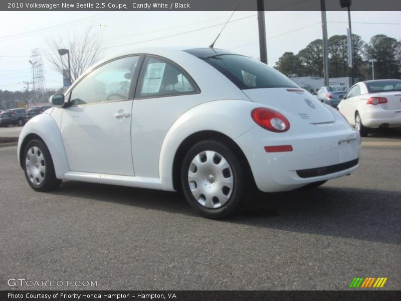 Candy White / Black 2010 Volkswagen New Beetle 2.5 Coupe