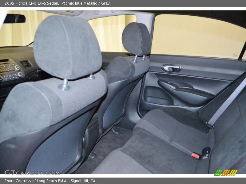 Atomic Blue Metallic / Gray 2009 Honda Civic LX-S Sedan