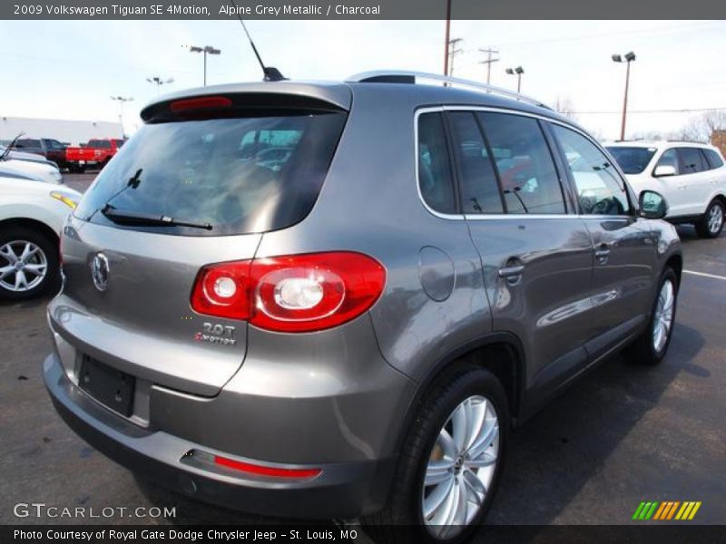 Alpine Grey Metallic / Charcoal 2009 Volkswagen Tiguan SE 4Motion