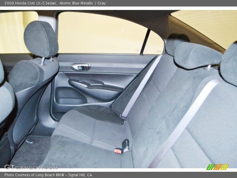 Atomic Blue Metallic / Gray 2009 Honda Civic LX-S Sedan