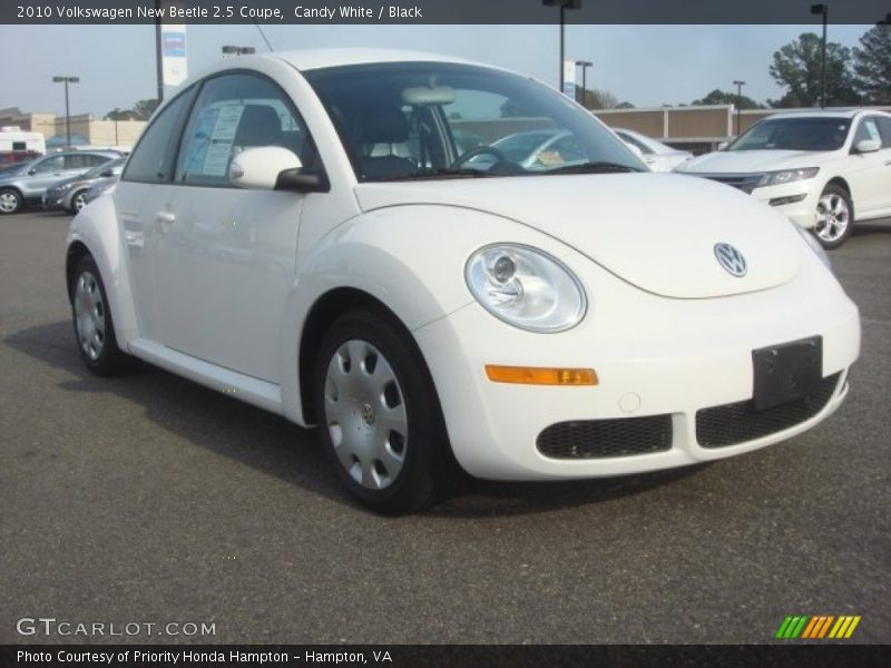 Candy White / Black 2010 Volkswagen New Beetle 2.5 Coupe