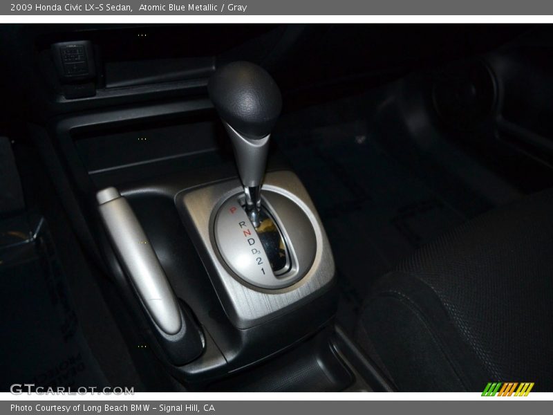 Atomic Blue Metallic / Gray 2009 Honda Civic LX-S Sedan