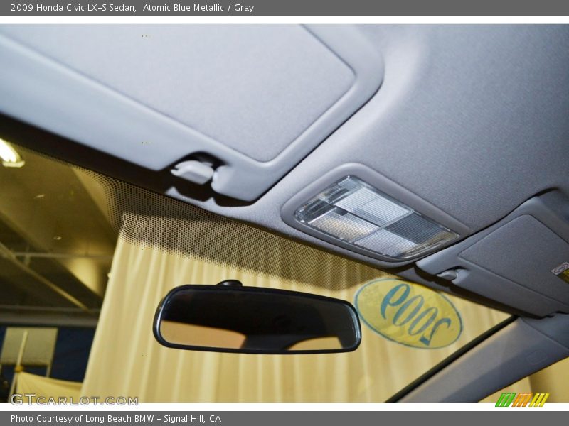 Atomic Blue Metallic / Gray 2009 Honda Civic LX-S Sedan