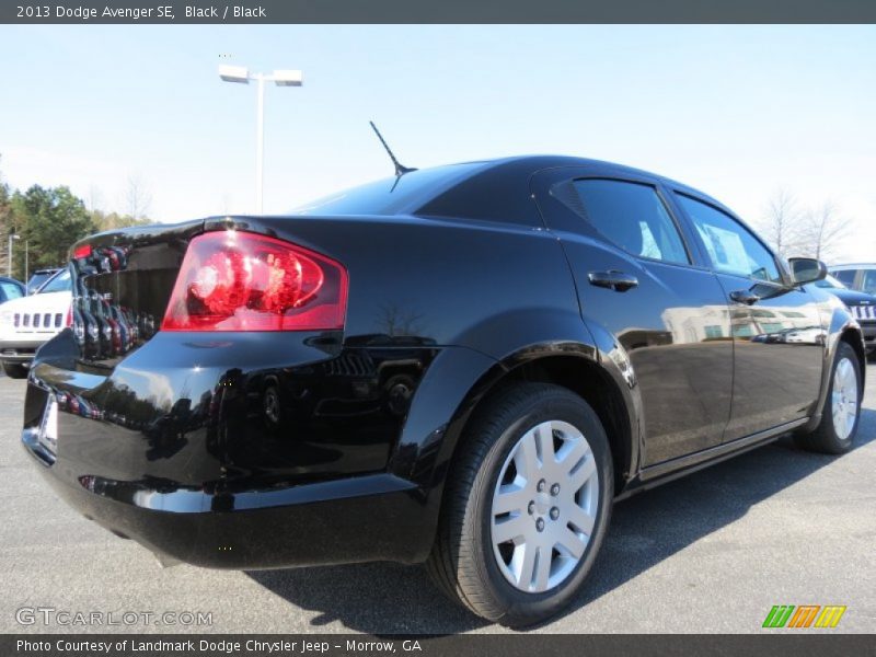 Black / Black 2013 Dodge Avenger SE