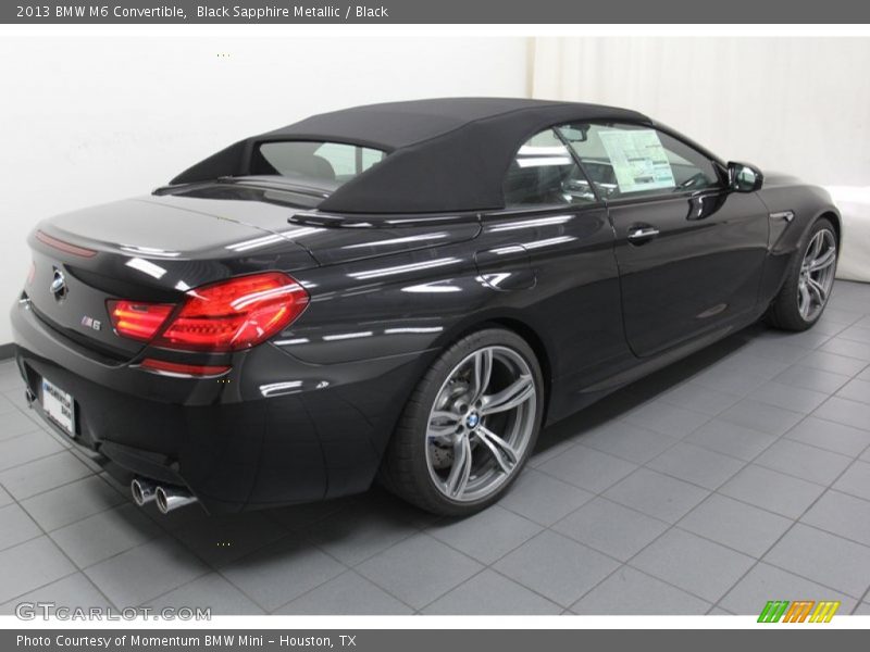 Black Sapphire Metallic / Black 2013 BMW M6 Convertible