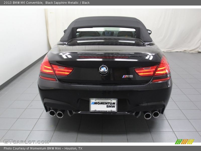 Black Sapphire Metallic / Black 2013 BMW M6 Convertible