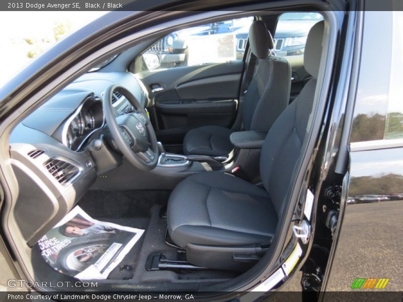 Black / Black 2013 Dodge Avenger SE