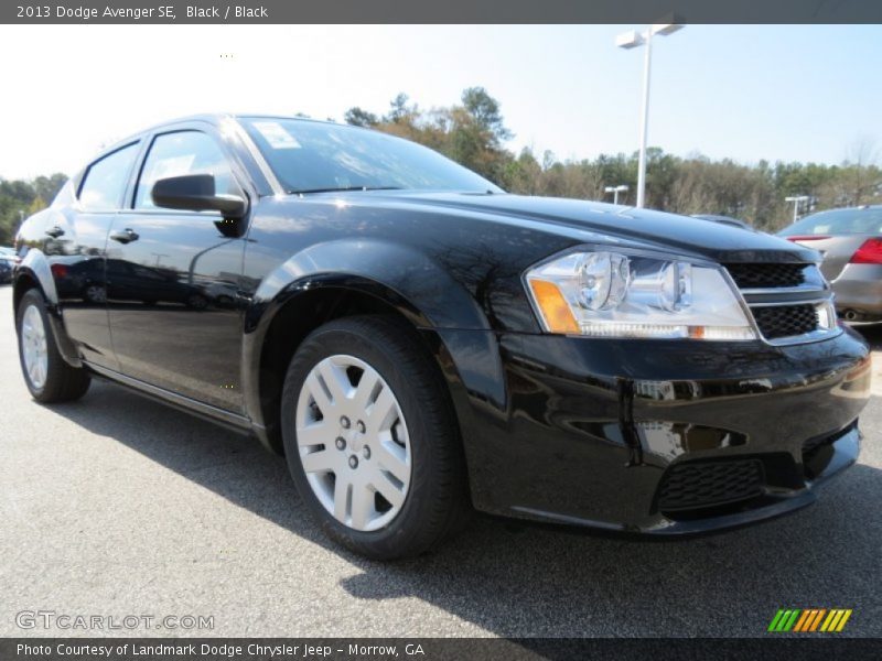 Black / Black 2013 Dodge Avenger SE