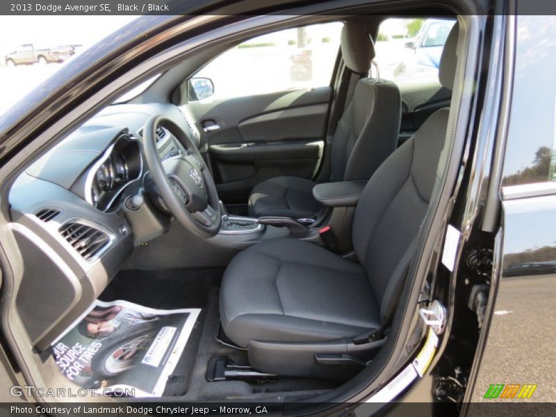 Black / Black 2013 Dodge Avenger SE
