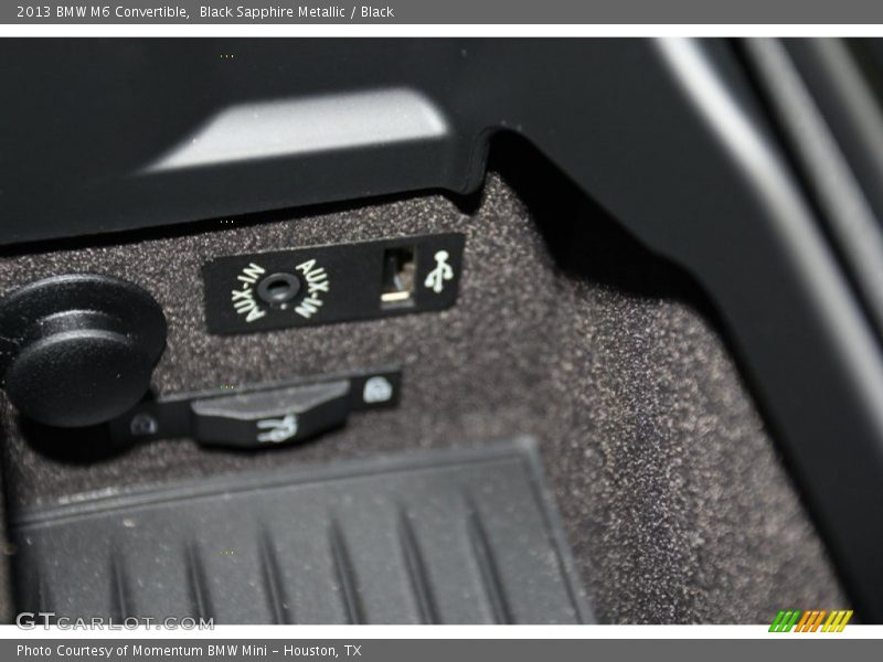 Black Sapphire Metallic / Black 2013 BMW M6 Convertible