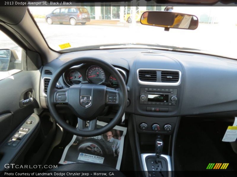 Black / Black 2013 Dodge Avenger SE