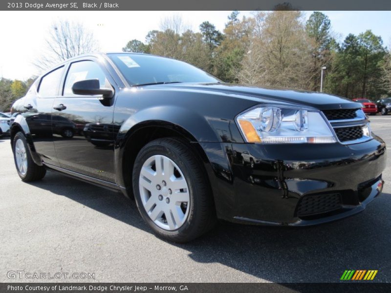 Black / Black 2013 Dodge Avenger SE