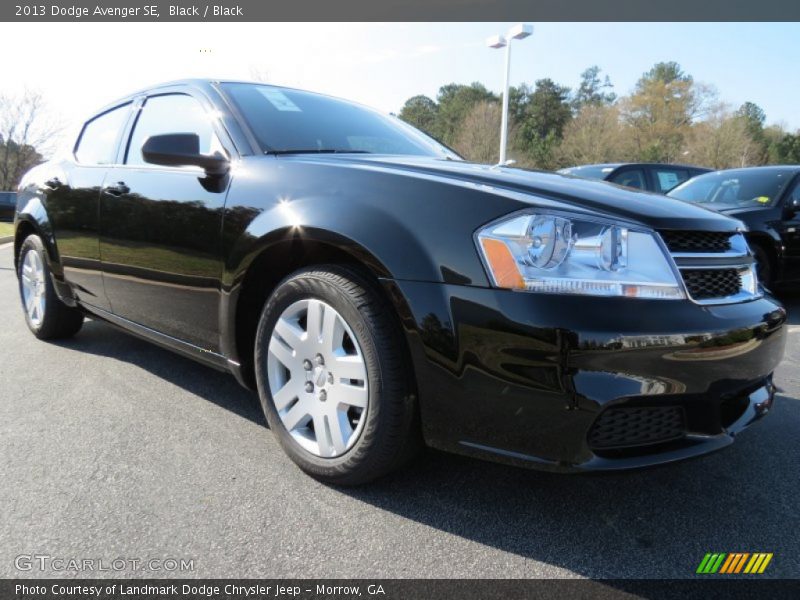 Black / Black 2013 Dodge Avenger SE