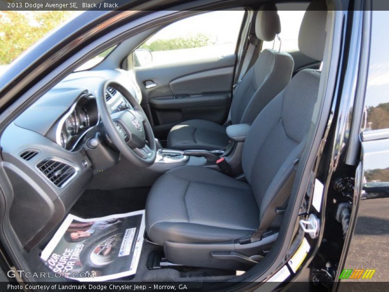 Black / Black 2013 Dodge Avenger SE