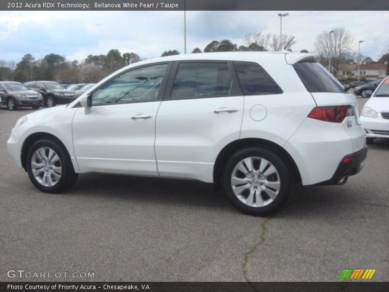 Bellanova White Pearl / Taupe 2012 Acura RDX Technology