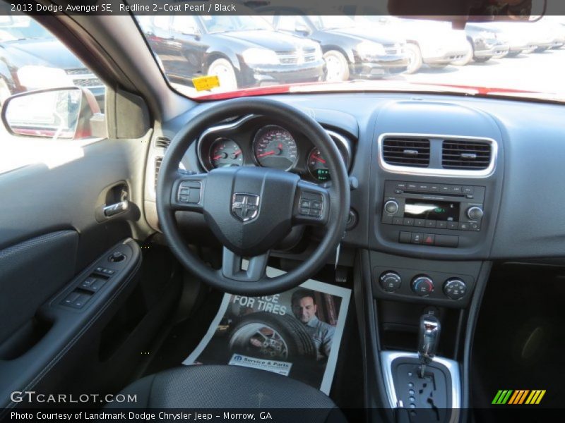Redline 2-Coat Pearl / Black 2013 Dodge Avenger SE