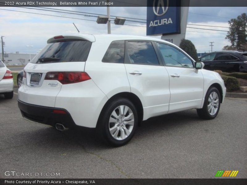 Bellanova White Pearl / Taupe 2012 Acura RDX Technology