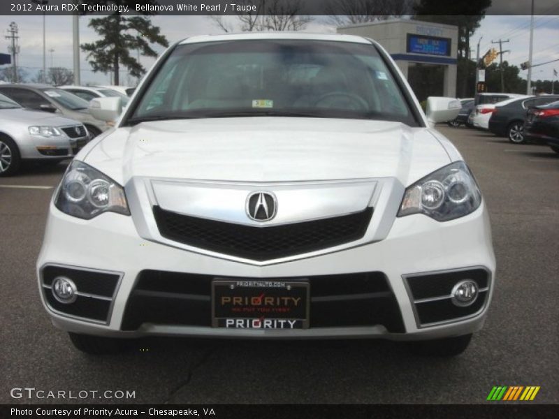Bellanova White Pearl / Taupe 2012 Acura RDX Technology