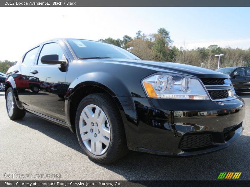 Black / Black 2013 Dodge Avenger SE