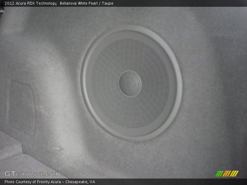 Bellanova White Pearl / Taupe 2012 Acura RDX Technology